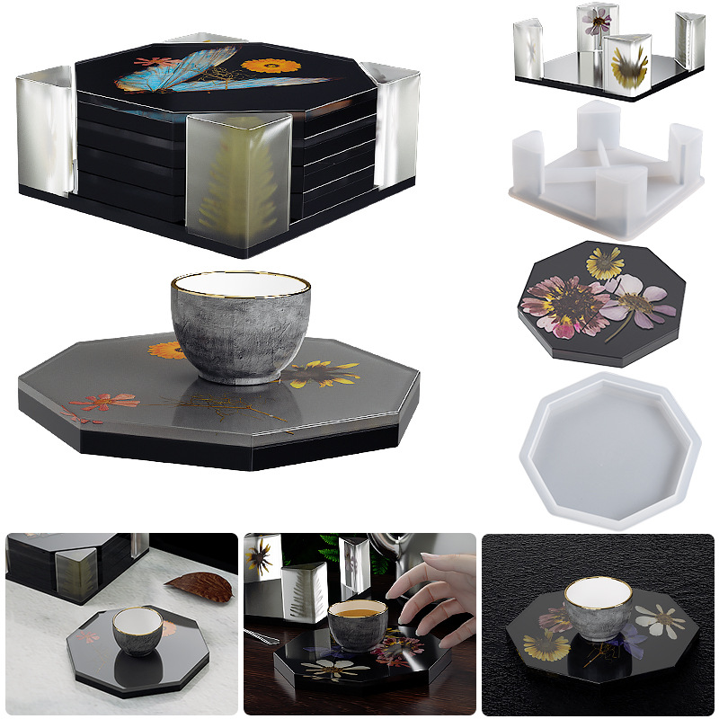 แม่พิมพ์กล่องเก็บของทำจากซิลิโ - Coaster Mold Square บทวิจารณ์และราคา