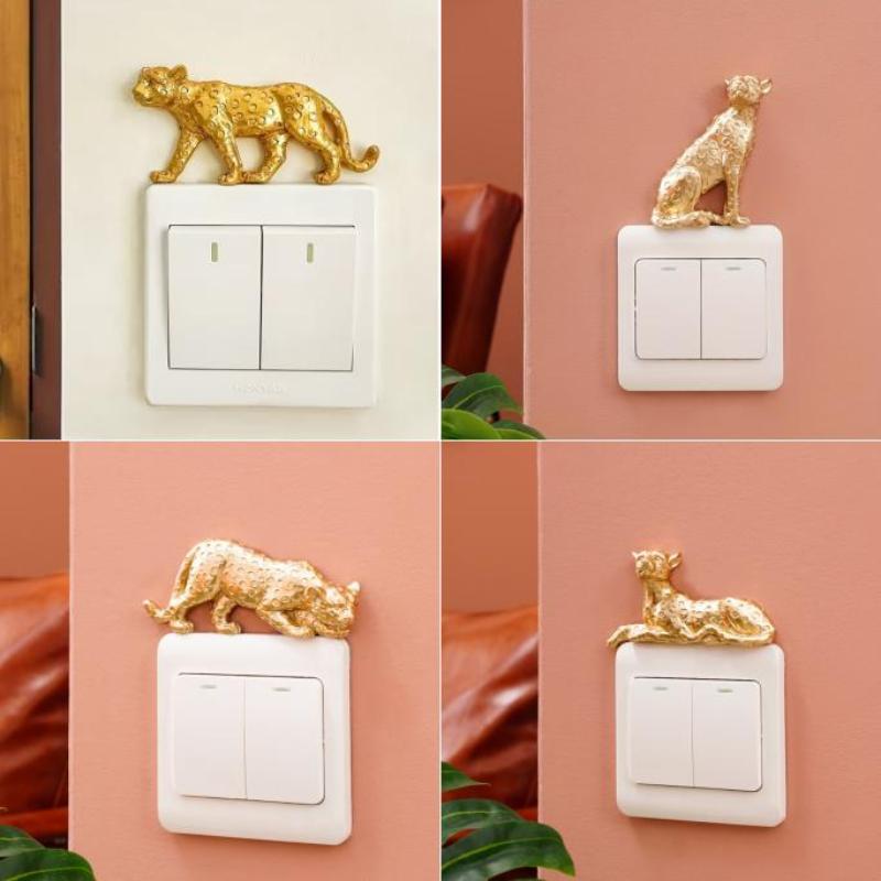 สวิตช์ไฟลายเสือดาว ของตกแต่งแบ - Resin Art Easy บทวิจารณ์และราคา