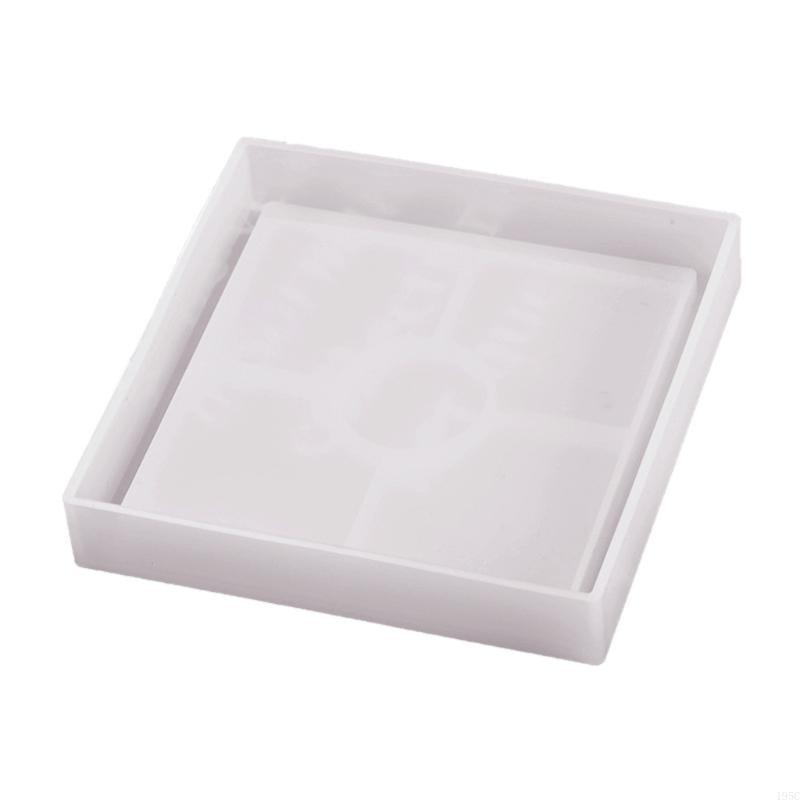 แม่พิมพ์รองจานรองแก้วอีพอกซีเร - Coaster Mold Square บทวิจารณ์และราคา